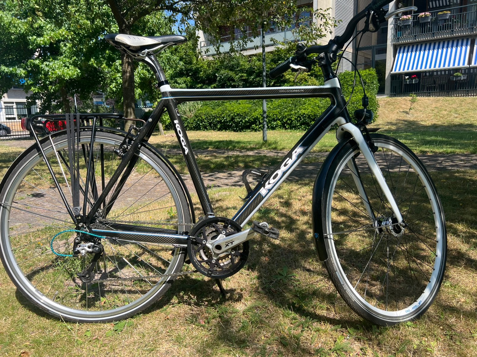 Koga Terraliner Carbolite, Ophalen, 28 inch, Gebruikt, Velgrem