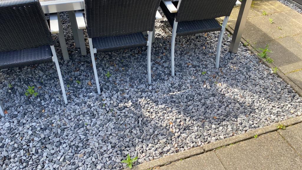 Basalt split, Tuin en Terras, Ophalen, Gebruikt, Antraciet, Split