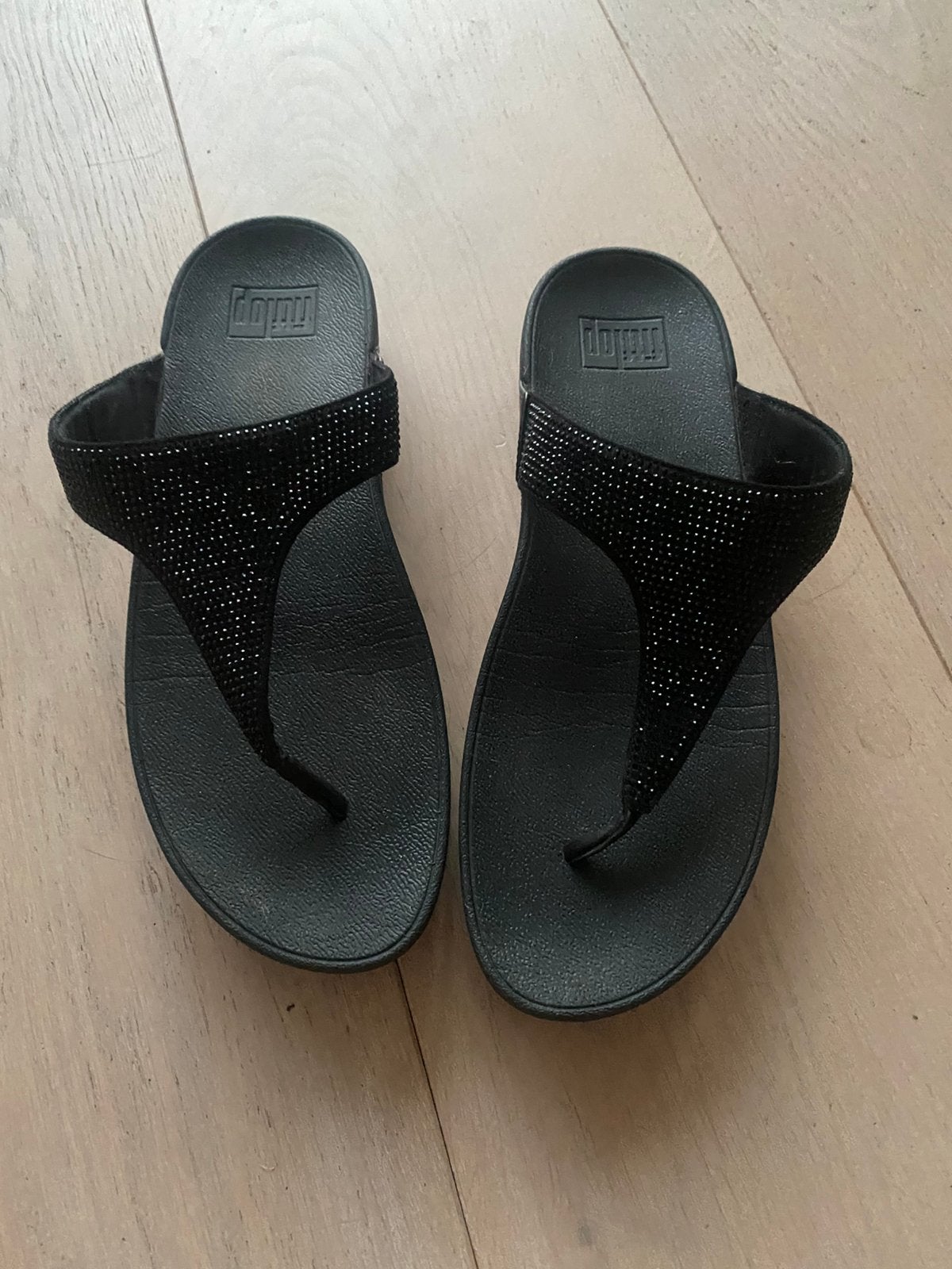 Fitflop 42 nieuwstaat, Zwart, Zo goed als nieuw, Sandalen of Muiltjes, Ophalen of Verzenden