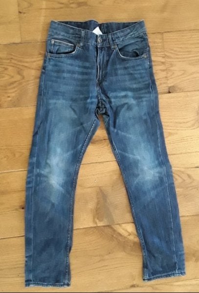 Spijkerbroek - jeans van H&M, Kinderen en Baby's, Kinderkleding | Maat 152, Broek, Gebruikt, H&M, Ophalen of Verzenden