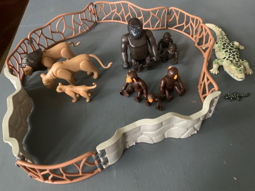 PLAYMOBIL DIEREN MET OMHEINING, Kinderen en Baby's, Ophalen of Verzenden, Zo goed als nieuw, Los playmobil