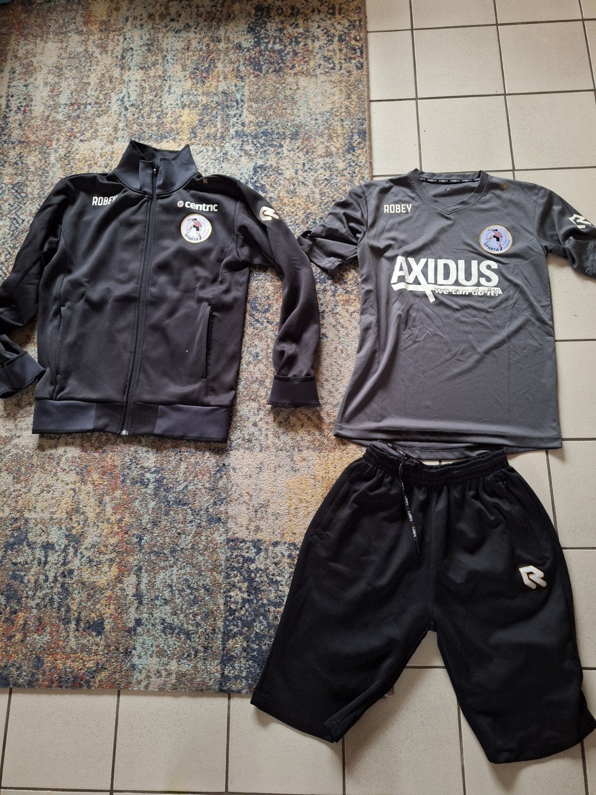 Sparta Robey sportkleding set: trainingsjack, shirt, Robey, Ophalen of Verzenden, Voetbal, Gedragen