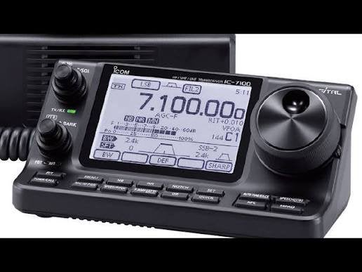 Icom ic-7100 hf uhf vhf, Ophalen of Verzenden, Zo goed als nieuw
