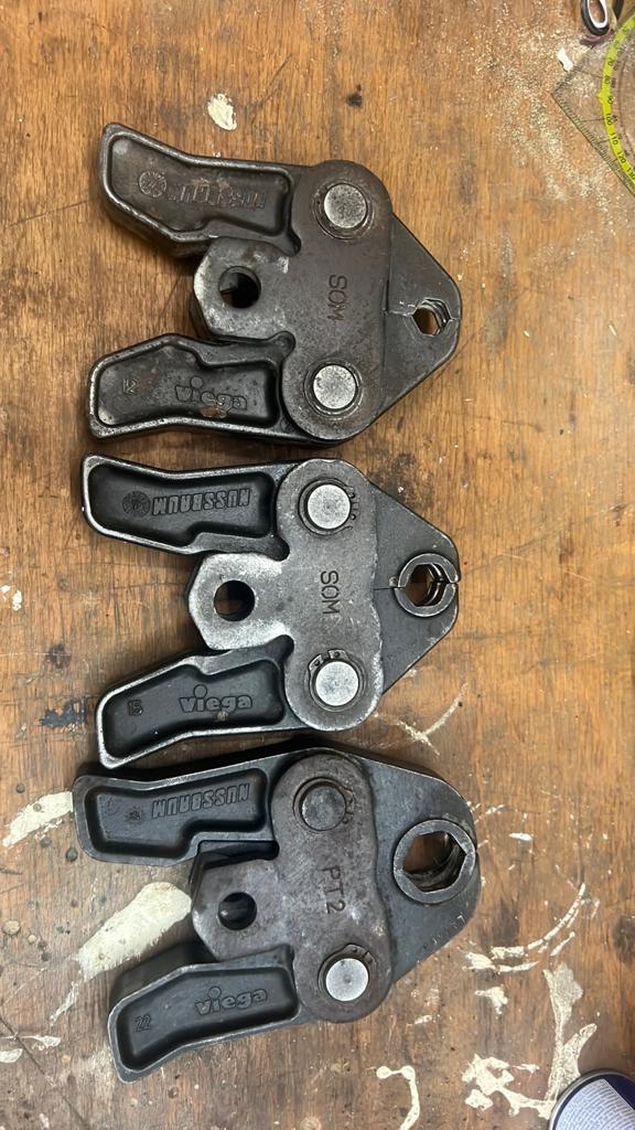 Persbekken Viega set V 12,15,22mm, Ophalen of Verzenden, Zo goed als nieuw
