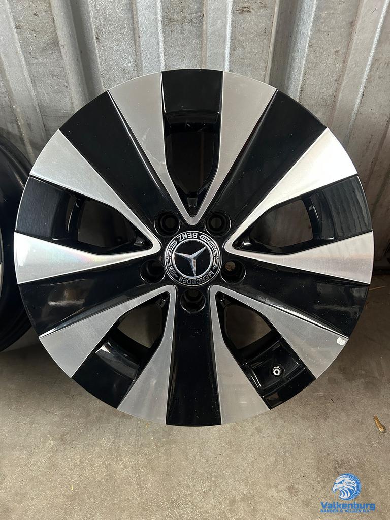 Originele Mercedes Vito V-klasse W447 EQV 17 inch TPMS zwart, Auto-onderdelen, Banden en Velgen, Gebruikt, Velg(en), -, -