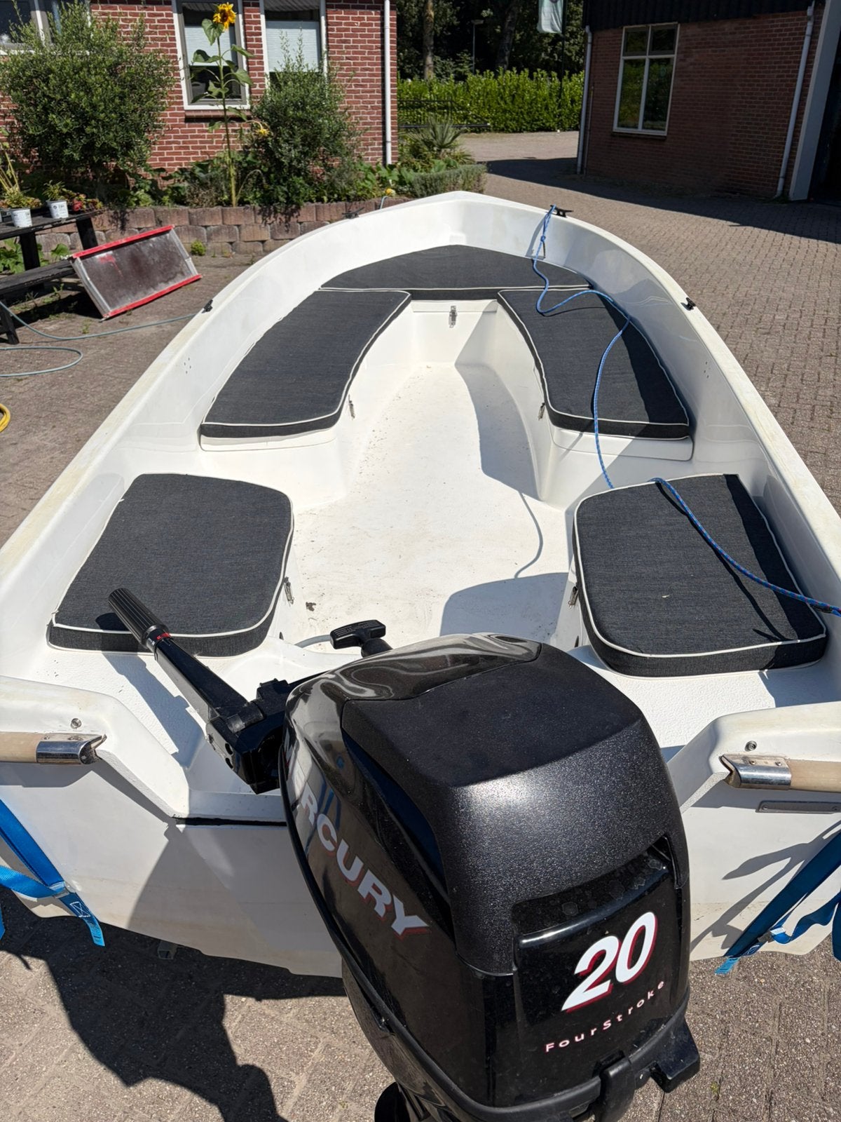 Topcraft 430 economic, mercury 20pk fourstoke, Watersport en Boten, Ophalen of Verzenden, Zo goed als nieuw, Topcraft