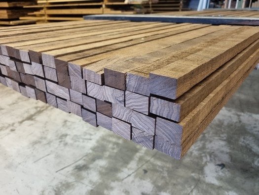 367 meter hardhouten latten fijnbezaagd - nr: HP204, Ophalen, Planken, Nieuw, Hardhout