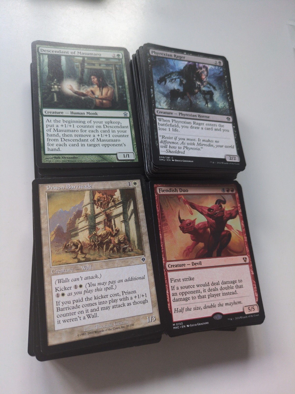 MTG Bulk 325 Kaarten | Oude & Nieuwe Sets | Rares, Ophalen of Verzenden, Zo goed als nieuw, Meerdere kaarten
