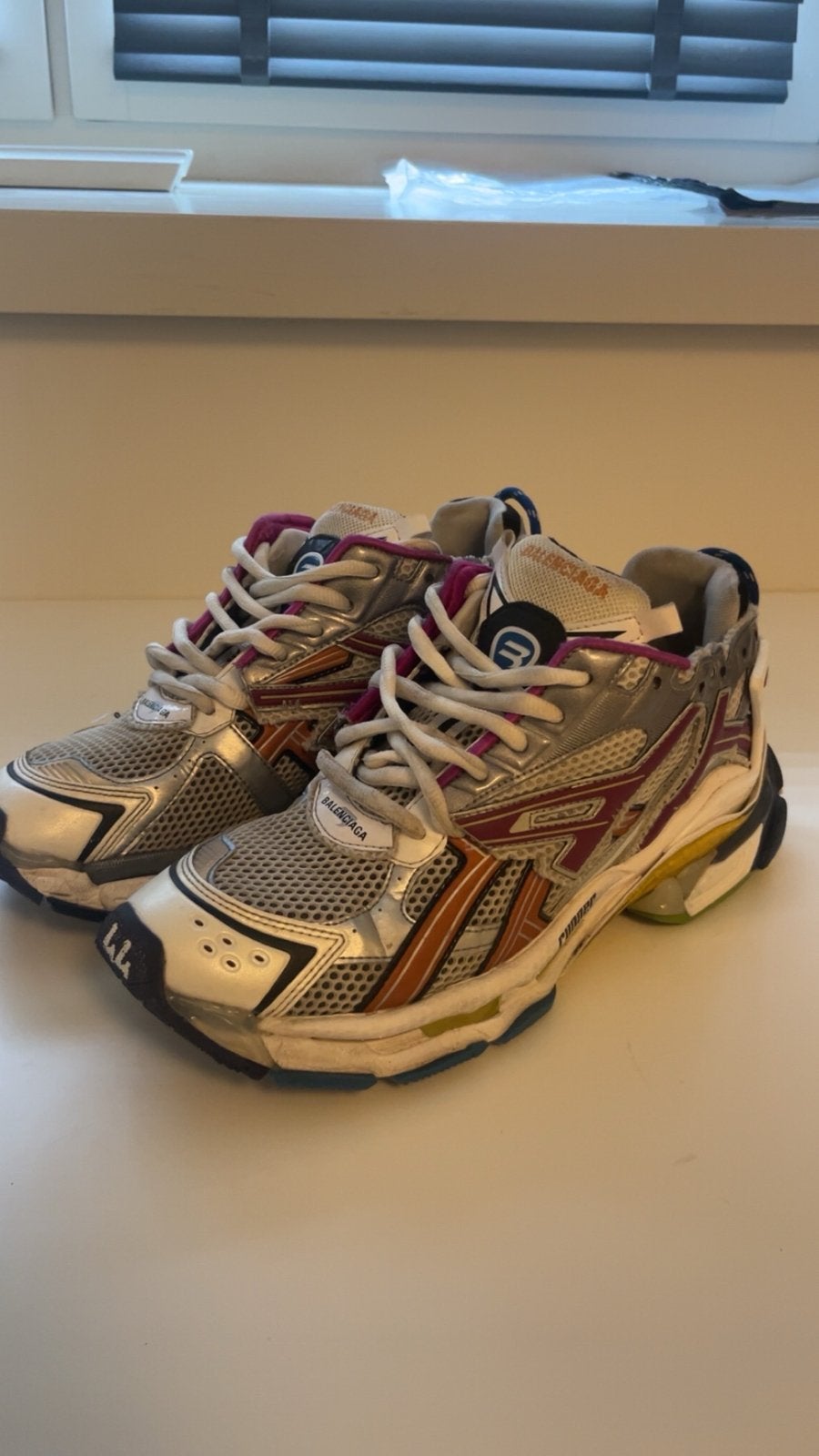 Balenciaga Runner Sneakers Maat 44, Verzenden, Gedragen, Overige kleuren, Sneakers of Gympen