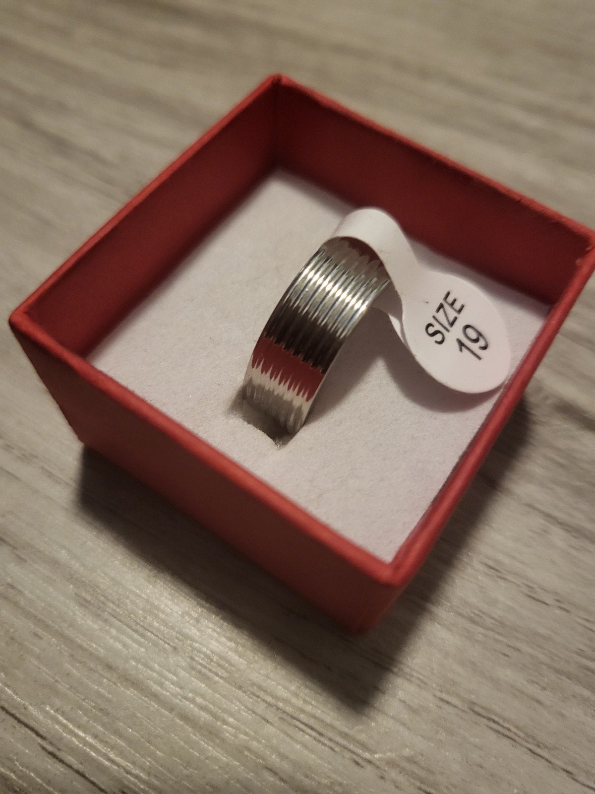 Nieuwe ring maat 19, IJzer of Staal, 19 tot 20, Nieuw, Ophalen of Verzenden