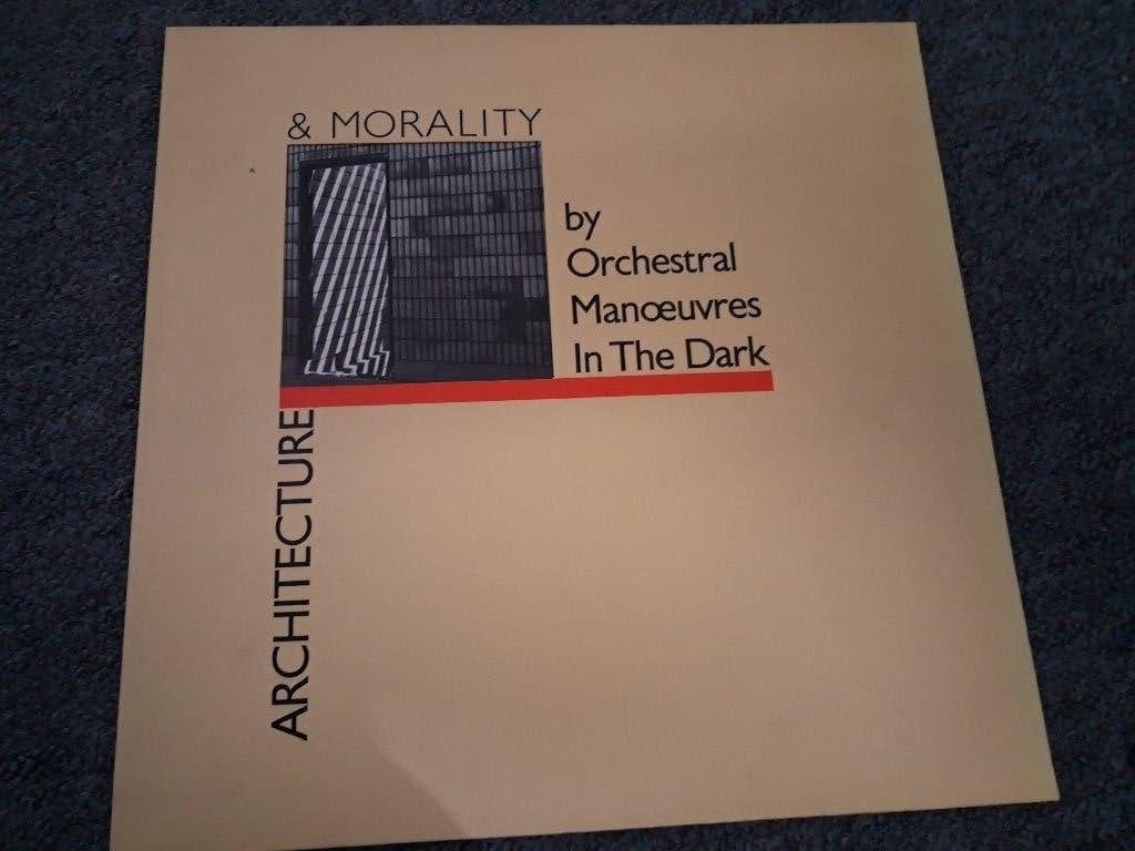 Lp Orchestral Manouevres inTheDark - Architecture & Morality, Ophalen, Gebruikt, 12 inch