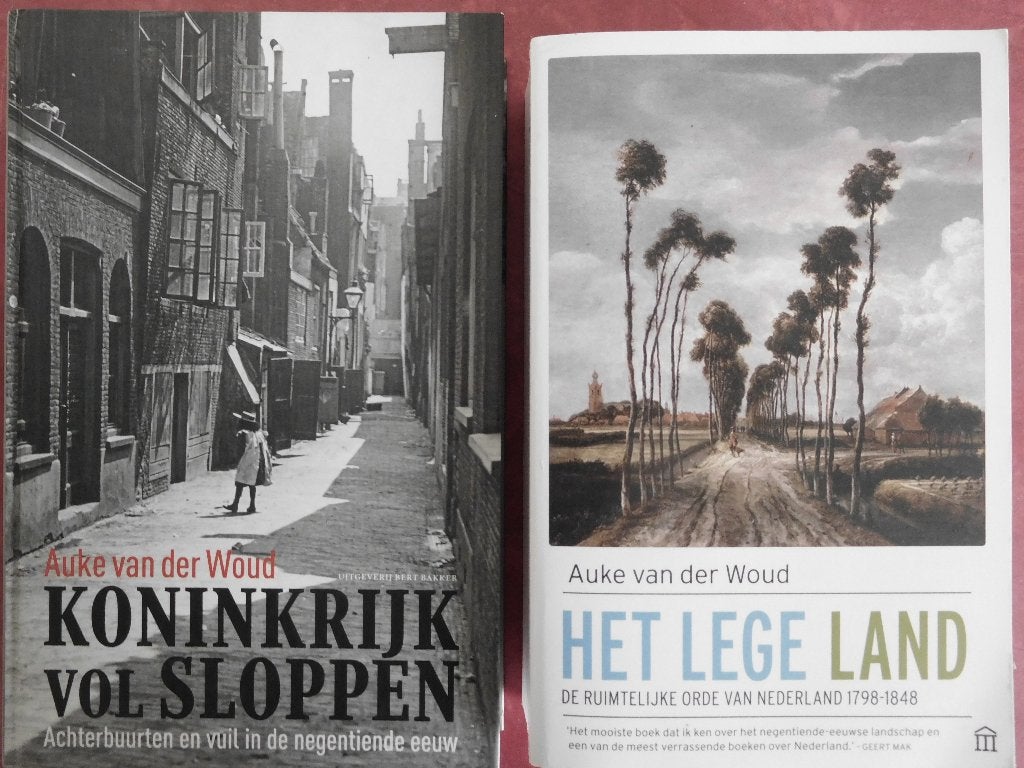 Auke van der Woud Koninkrijk vol sloppen Het lege land, Ophalen of Verzenden, Zo goed als nieuw