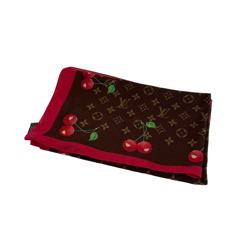 Sjaal murakami katoen bandeau multicolor Louis Vuitton, Maat 38/40 (M), Verzenden, Louis Vuitton, Zo goed als nieuw
