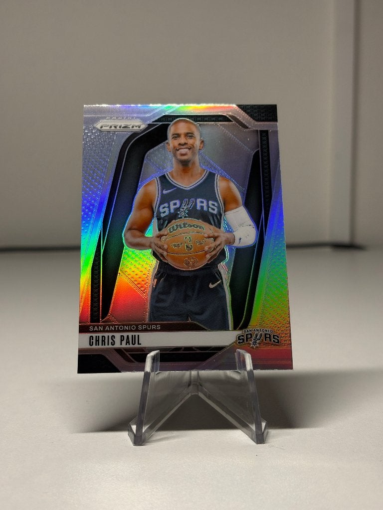 Panini Prizm NBA Chris Paul silver San Antonio Spurs kaart, Ophalen of Verzenden, Zo goed als nieuw, Plaatje