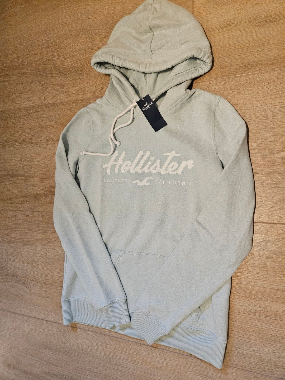 Hollister hoodie lichtgroen - Maat S, Hollister, Ophalen of Verzenden, Nieuw, Maat 36 (S)