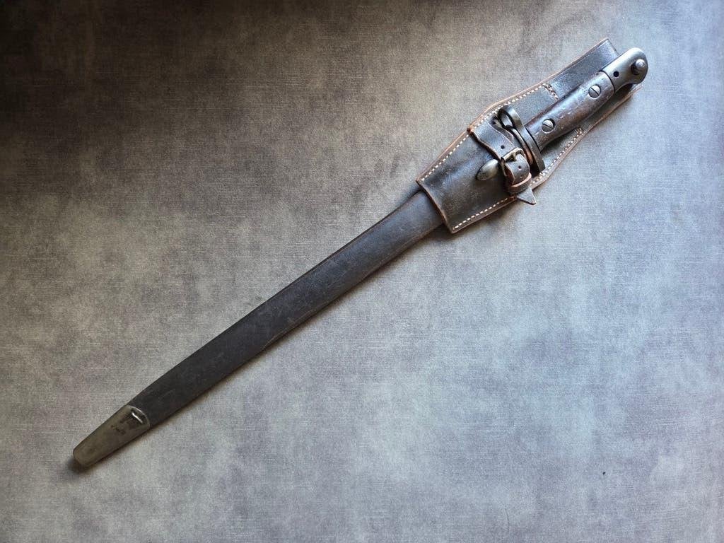 Repro frog voor Britse P1907 Lee Enfield bajonet, Ophalen of Verzenden, Landmacht, Engeland, Mes of Dolk