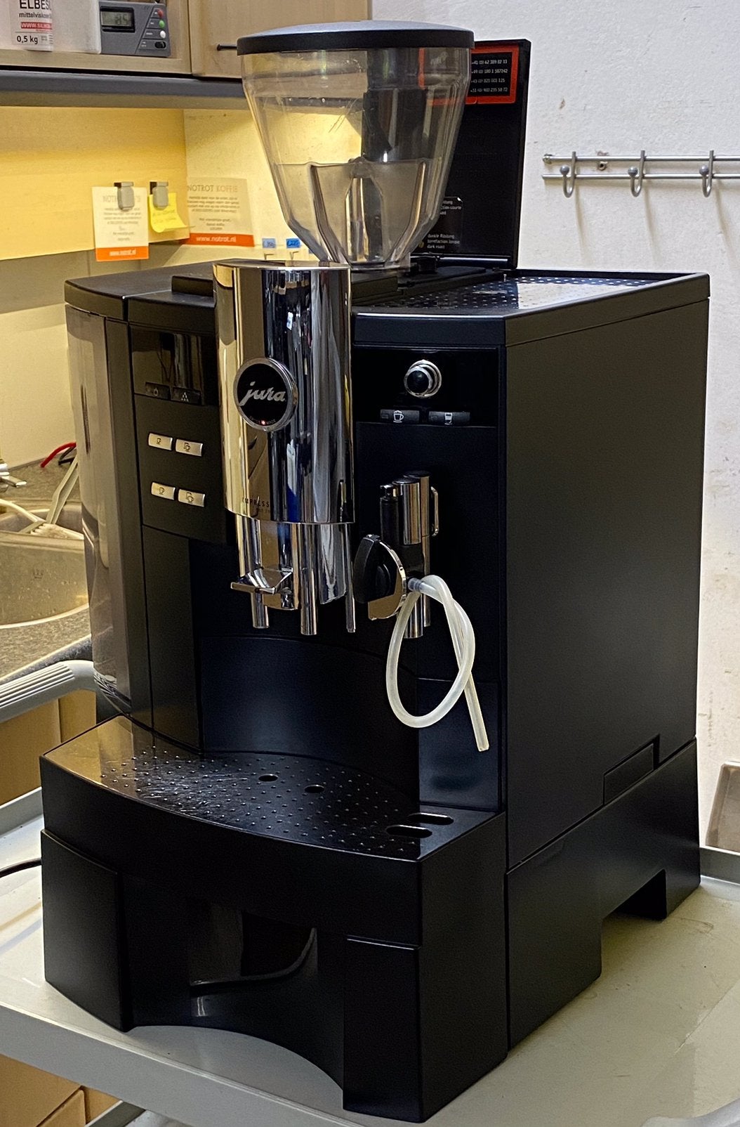 Jura XS90 Koffiemachine - Grote Beurt + 3 Mnd Garantie, Ophalen, Gebruikt, 10 kopjes of meer, Koffiemachine