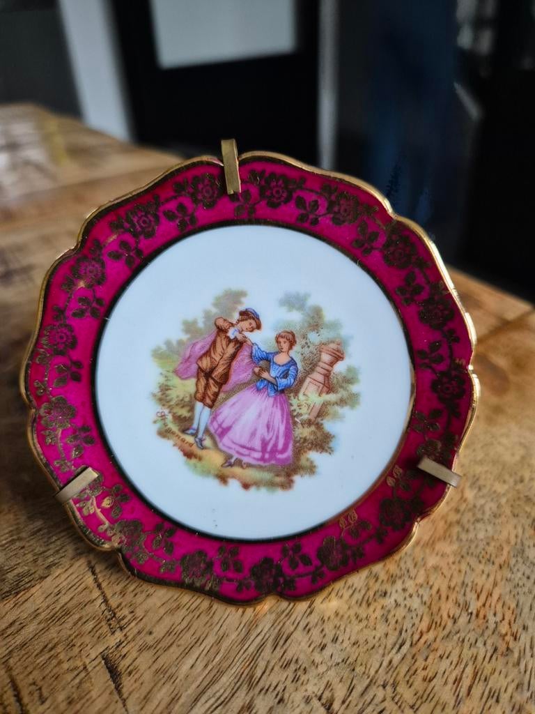 Limoges Porselein bordje 4, Antiek en Kunst, Antiek | Porselein, Ophalen of Verzenden