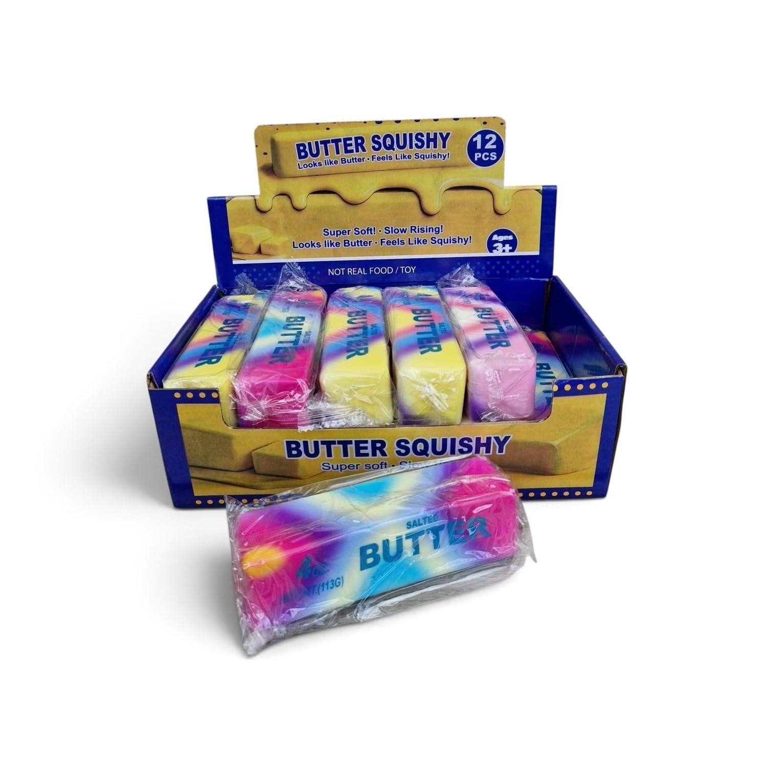 Squishy Butter Multicolor 13 cm 12 Stuks Groothandel € 2,50, Kinderen en Baby's, ., Jongen of Meisje, Nieuw, Ophalen of Verzenden