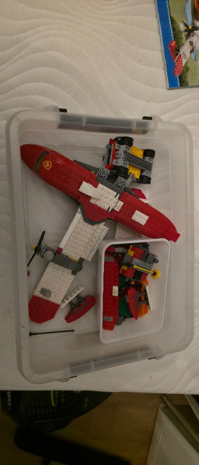 LEGO City 4209 Brandweervliegtuig - Zo goed als nieuw, Ophalen of Verzenden, Zo goed als nieuw, Overige merken