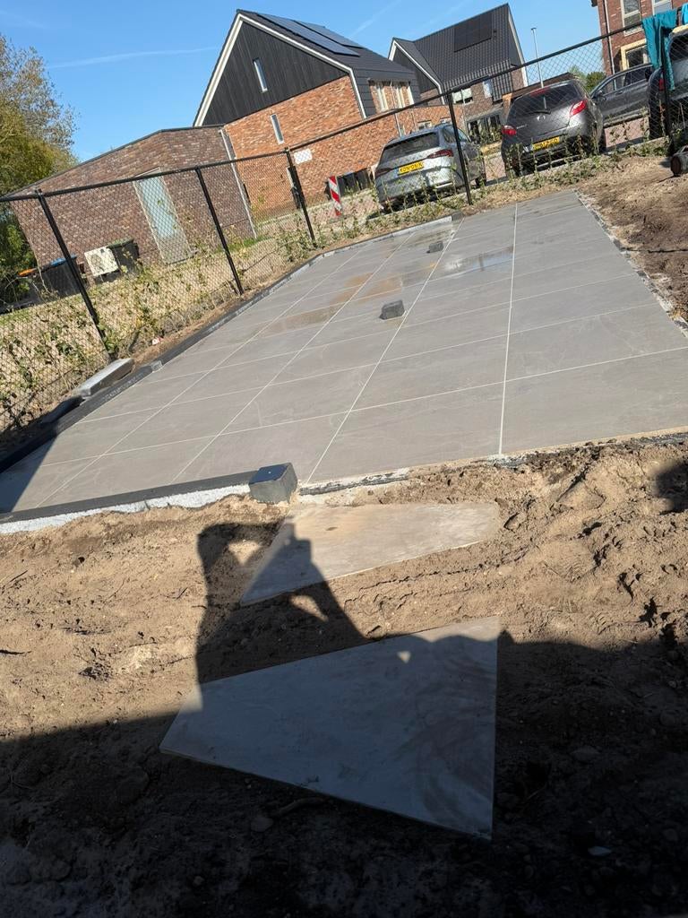 Te koop nieuwe keramiek tegels keramiek tegels 80x80 cm tuin, Ophalen, Keramiek, Nieuw, 10 m² of meer