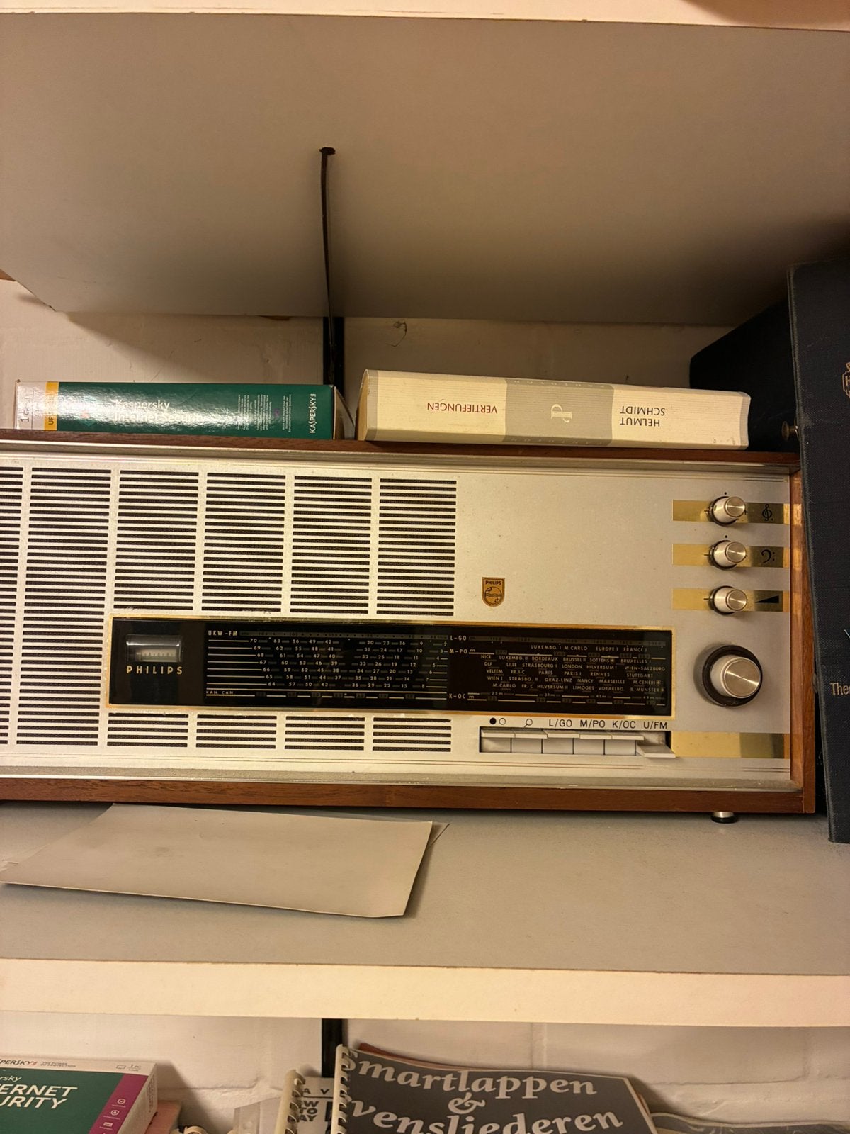 Philips radio, Ophalen, Gebruikt