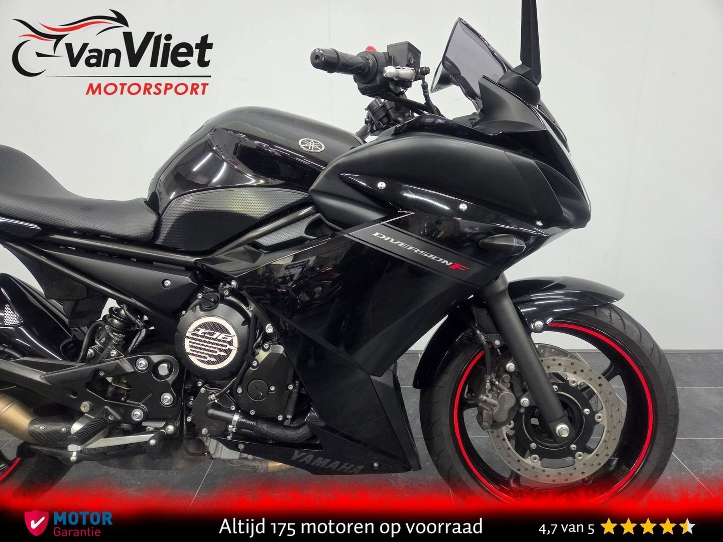 Topstaat.! Yamaha XJ6 Diversion Full Black bj 2013 XJ 6 F, Bedrijf, Onbekend, Toermotor, YAMAHA