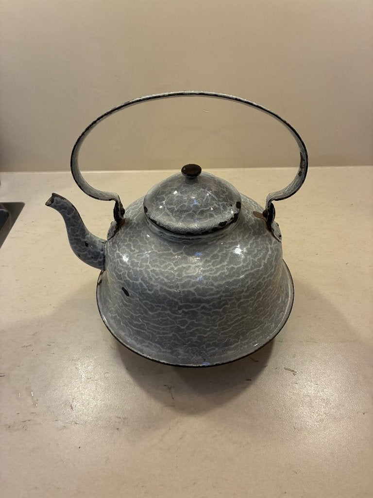 Decoratieve theepot, Gebruikt, Ophalen of Verzenden, Klassiek, Metaal