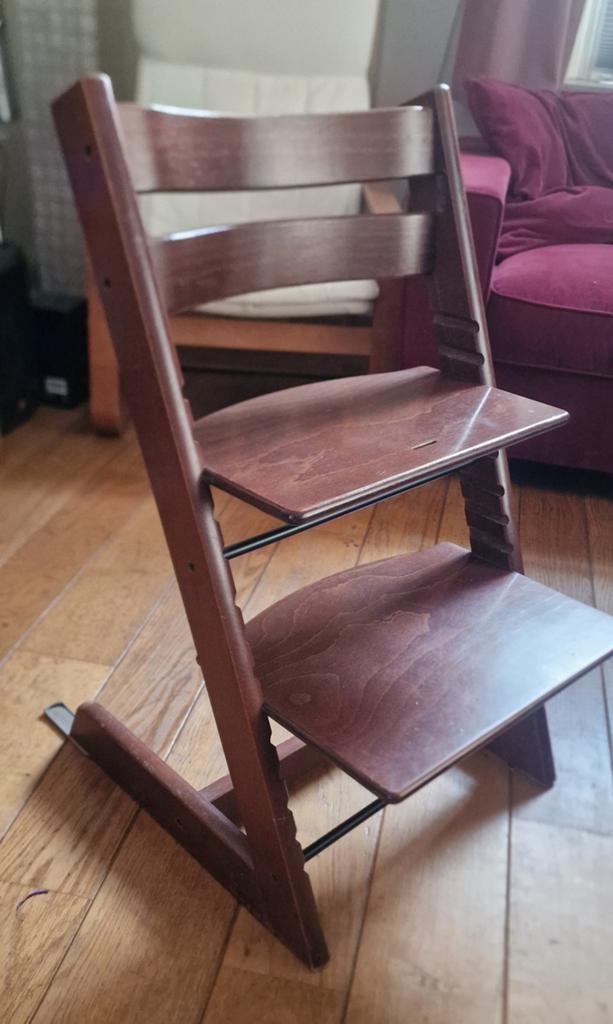 2 Stokke Tripp Trapp kinderstoelen  met extra's, Ophalen of Verzenden, Gebruikt, Meegroeistoel, Aanschuifbaar