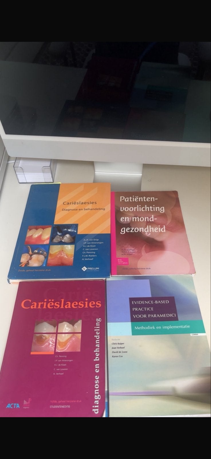 Mondzorgkunde boeken: Cariëslaesies, Patiëntenvoorlichting, Boeken, Ophalen of Verzenden, Beta, Gelezen, HBO