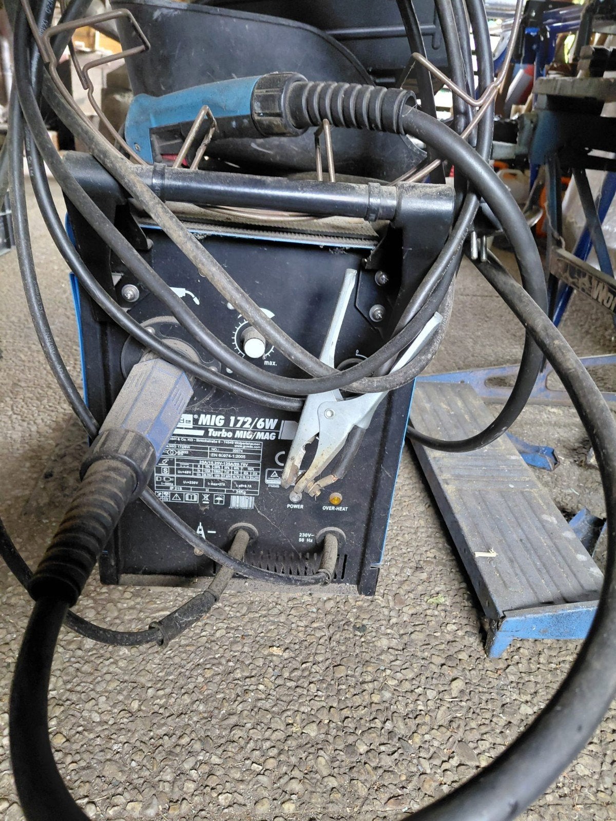 MIG/MAG Lasapparaat Turbo MIG 172/6W, Ophalen, Gebruikt, 150 tot 250 ampère, Co2