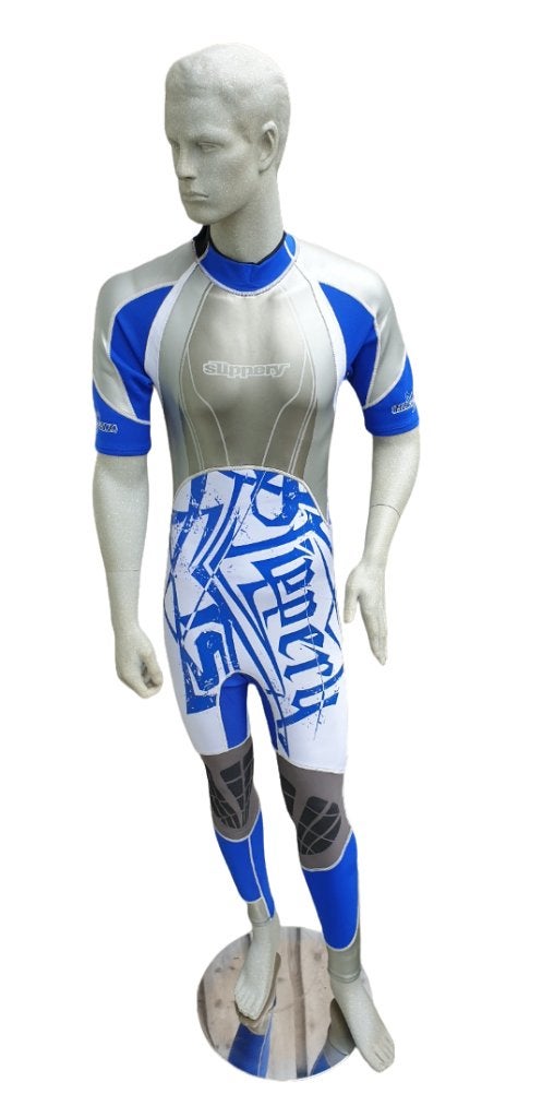 SLIPPERY Matrix II Wetsuit (2-delig) Blue M Ruim -50% OFF!!!, Wetsuit, Heer, Nieuw, Ophalen of Verzenden