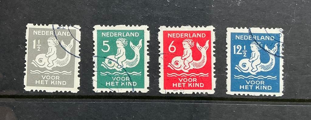 Te koop roltandzegels R82/85 gestempeld, Ophalen of Verzenden, T/m 1940, Gestempeld