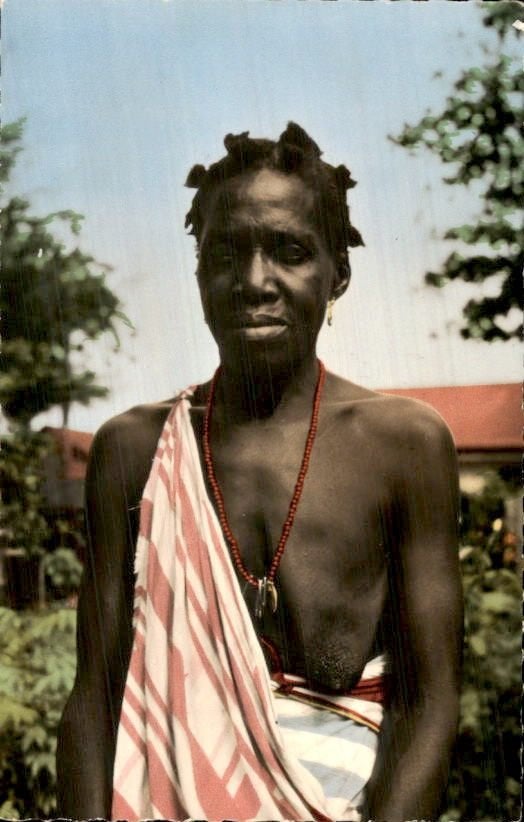 Suriname - Bochesse Vrouw - 1955, Ophalen of Verzenden, 1940 tot 1960, Ongelopen, Noord-Holland