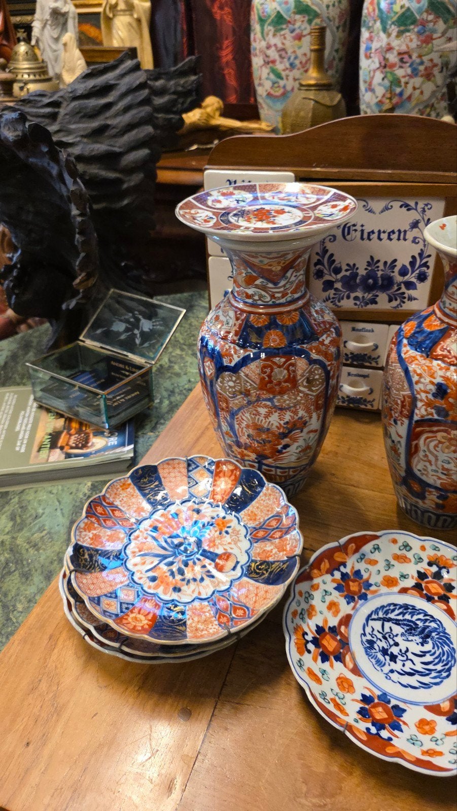 leuke verzameling Japans imari porselein, Antiek en Kunst, Ophalen