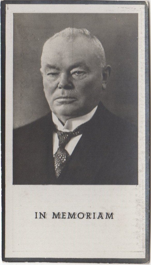 Franciscus N. Mannaerts 1852 Tilburg + 1937 Tilburg, 85 jaar, Ophalen of Verzenden