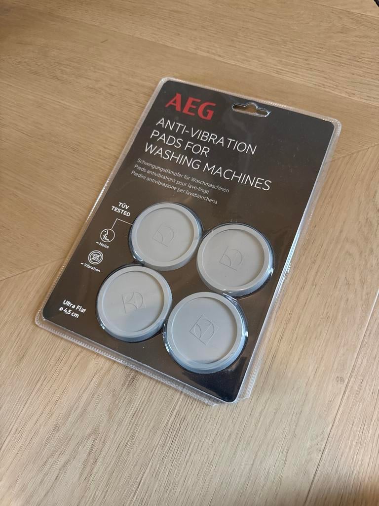 AEG Anti-trillings pads voor wasmachines - Ø 4,5 cm, Ophalen of Verzenden, Nieuw