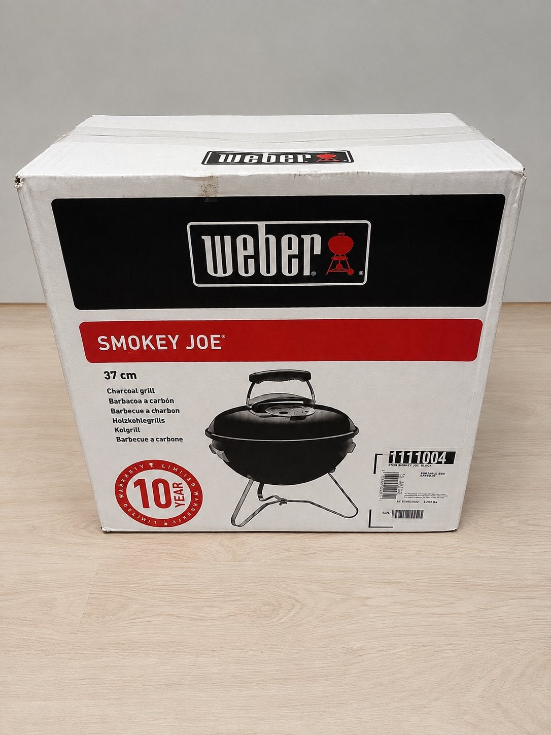 Weber Smokey Joe Premium Houtskoolbarbecue 37 cm, Ophalen, Nieuw, Met accessoires