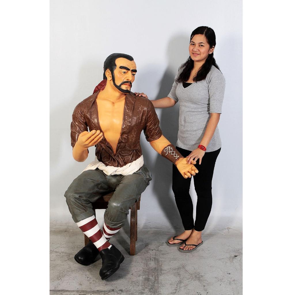 Pirate Carlos Magic – Piraat beeld Hoogte 137 cm, Ophalen, Nieuw, Overige typen