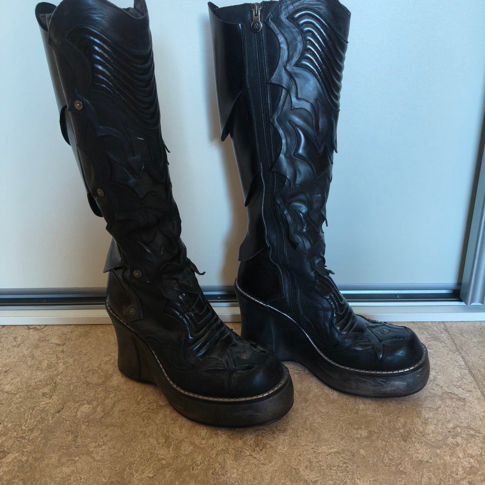 New Rock laarzen maat 41, Kleding | Dames, Schoenen, Hoge laarzen, New Rock, Zwart, Ophalen of Verzenden