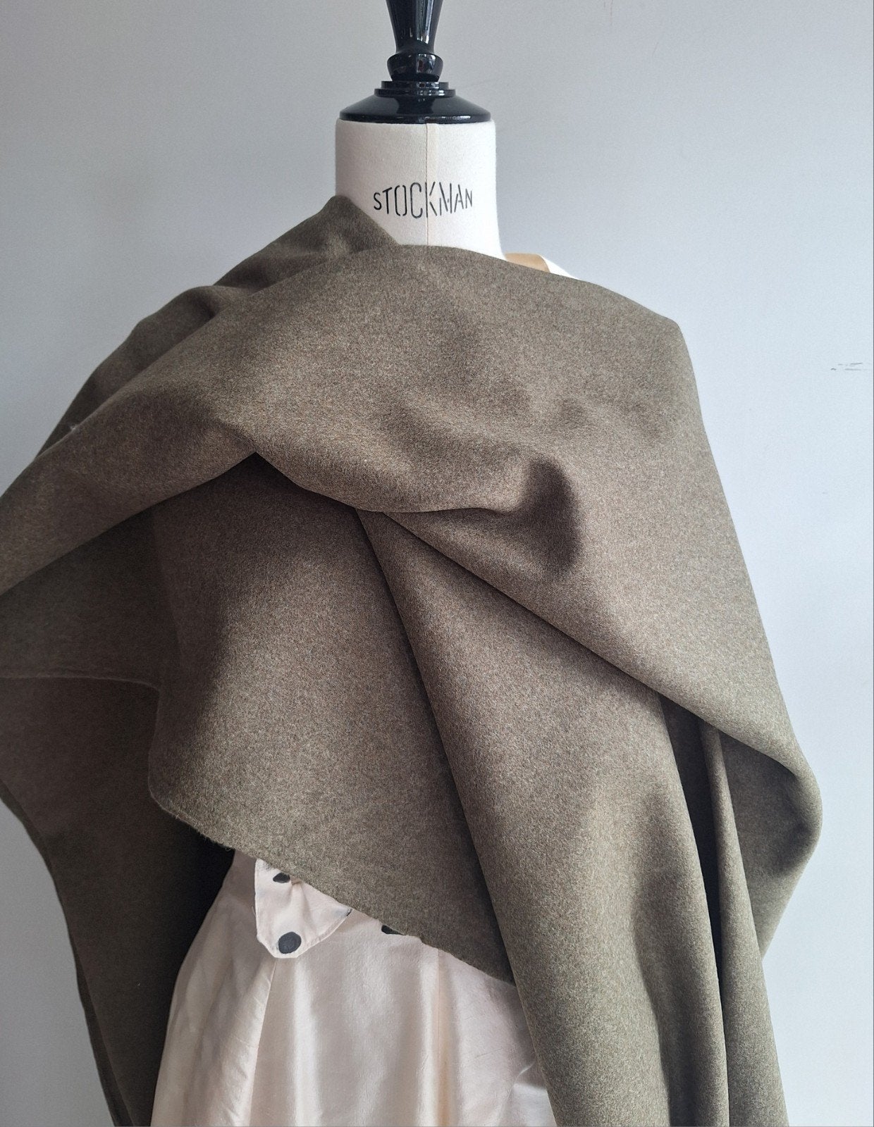 kaki wol van ann demeulemeester old stock zware vilt jas oid, Ophalen of Verzenden, Nieuw, Overige typen