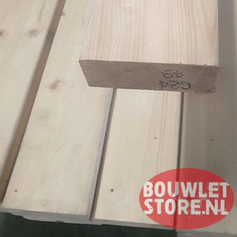 Vuren balken SLS | vurenhouten balk CLS 38x89 mm 4800/5100mm, 25 tot 50 mm, Nieuw, Ophalen of Verzenden, 300 cm of meer
