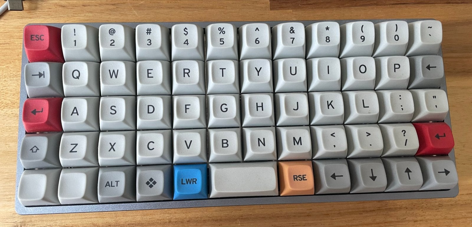 Massdrop x OLKB Preonic Mechanisch Toetsenbord, Computers en Software, Ophalen of Verzenden, Qwerty, Zo goed als nieuw, Bedraad