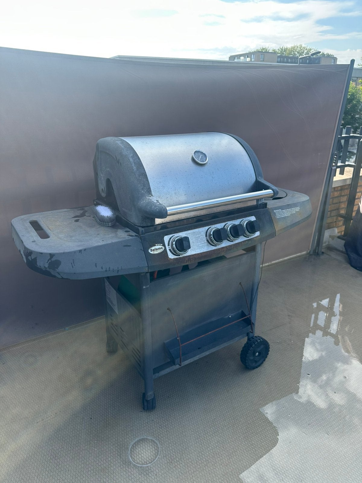 Balamo Gasbarbecue met 4 branders, Ophalen, Gebruikt