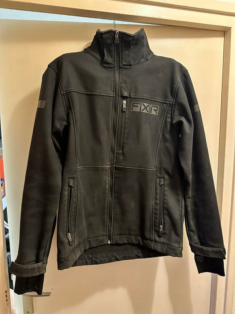 Zwarte FXR Heren Pro Softshell Jas, Kleding | Heren, Jassen | Winter, Gedragen, Maat 46 (S) of kleiner, Zwart, Ophalen of Verzenden