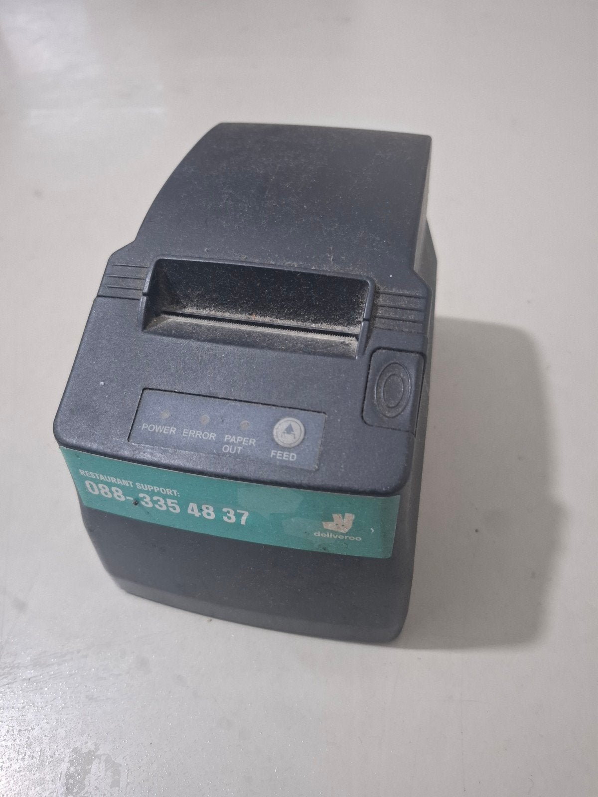 Deliveroo printer, Ophalen