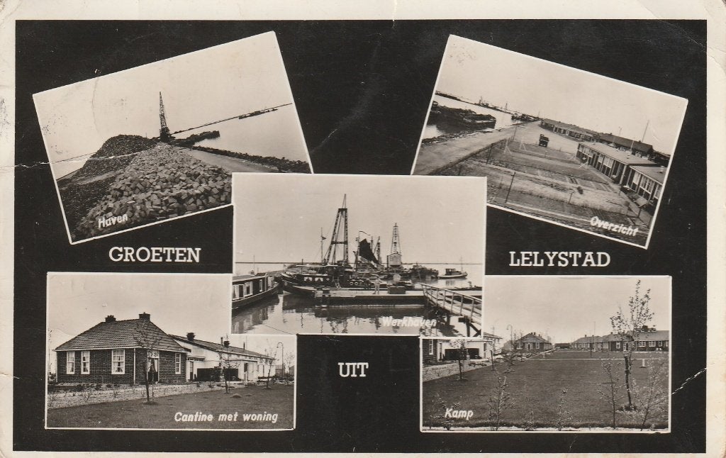 Lelystad, Ophalen of Verzenden, 1940 tot 1960, Gelopen, Flevoland