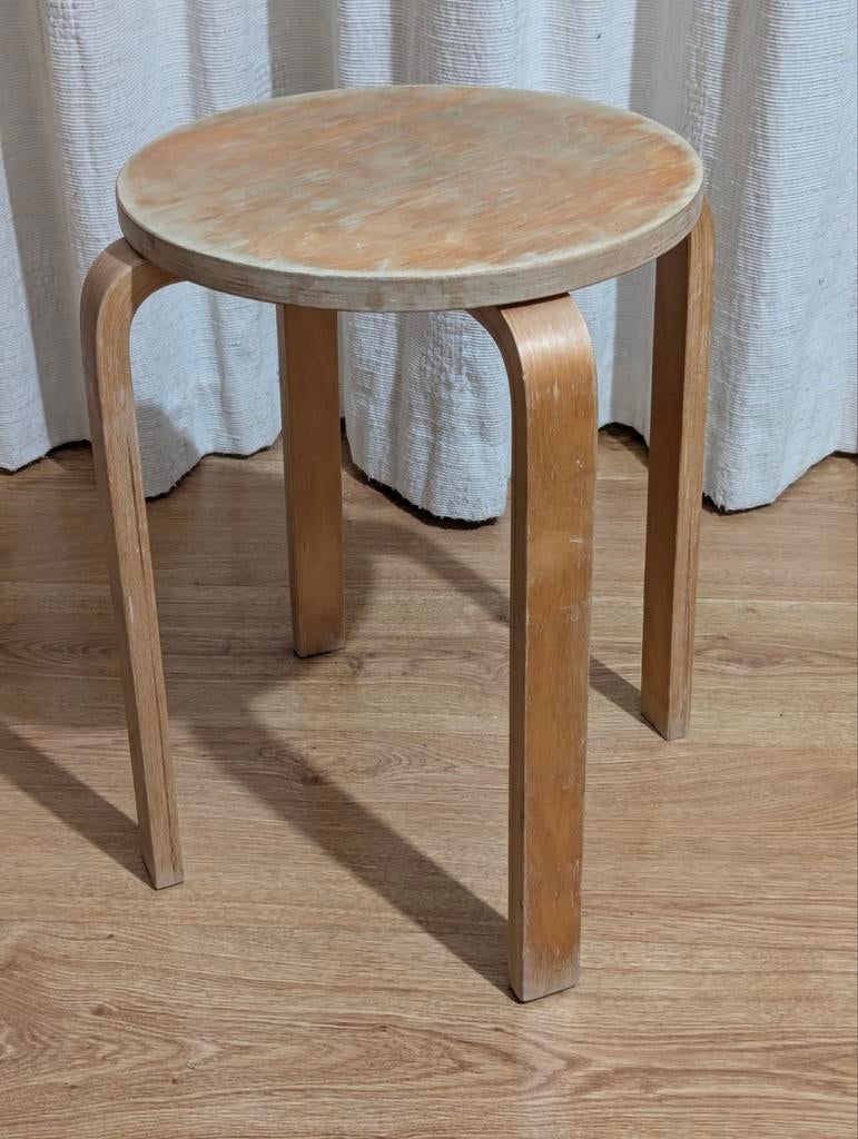Ikea Frosta kruk van multiplex, Huis en Inrichting, Krukjes, Ophalen, Hout