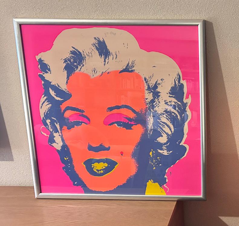 Sunday B Morning Marilyn Andy Warhol zeefdrukken, Ophalen