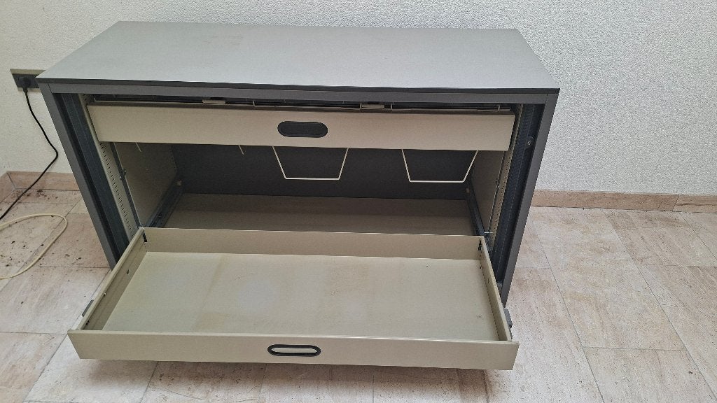 Hangmappenkast 120 x 45 x 75 hoog Ahrend - Synta-serie, Ophalen, 100 tot 150 cm, Zo goed als nieuw, Met slot